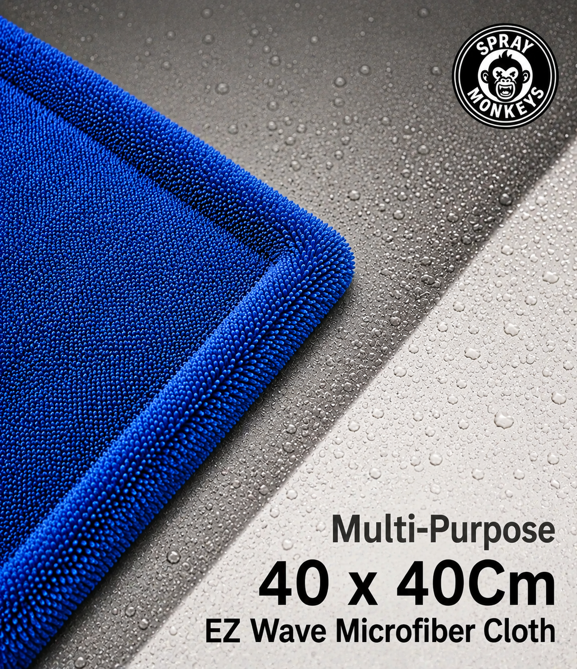 SprayMonkeys 1200 Gsm Magic Microfiber Cloth  - 1 Pack