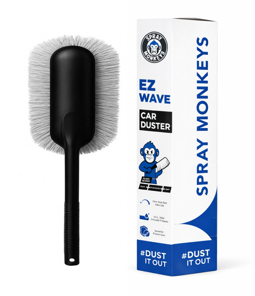 SprayMonkeys EZ Wave Car Duster with Ceramic Wax infused (1 Pack)