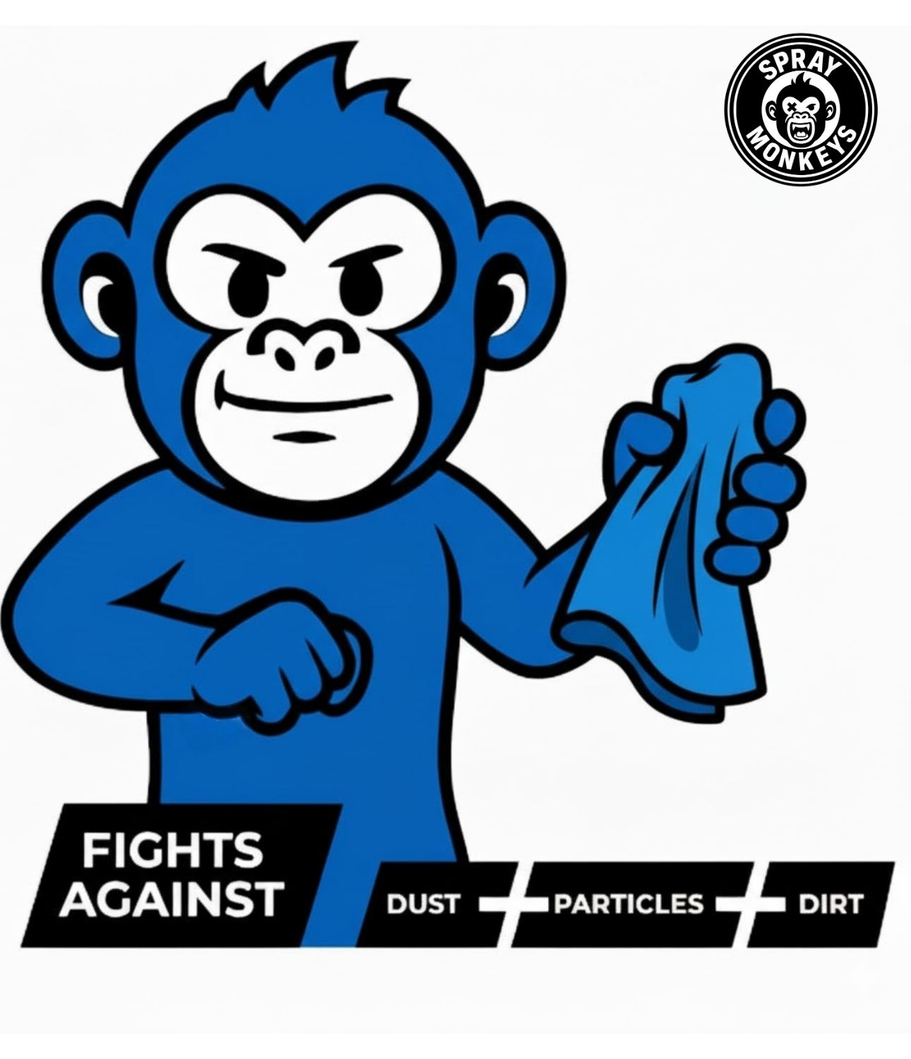 SprayMonkeys 1200 Gsm Magic Microfiber Cloth  - 1 Pack