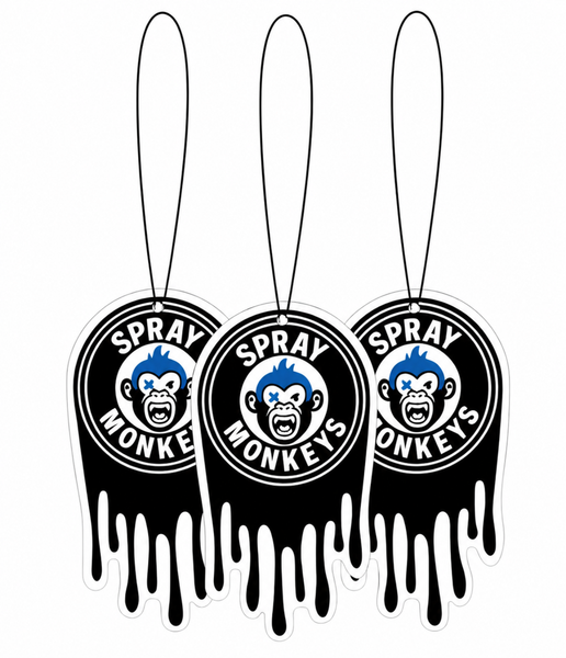 SprayMonkeys Hanging Car Air Freshener (Morning Bliss - 3 Pack)